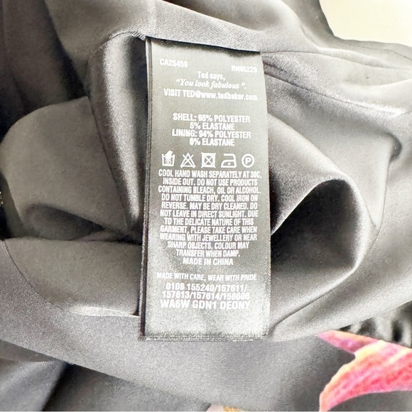 'NWT Ted Baker London Deony' Buckle Strap Sheath Dress size 0 - Picture 5 of 6